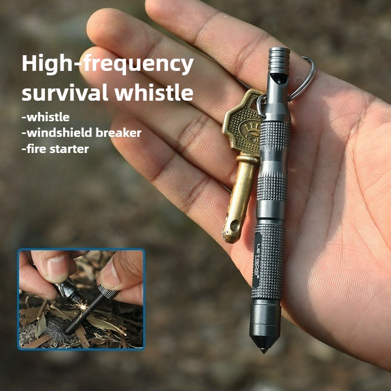 นกหวีดเอาชีวิตรอดความถี่สูงอเน - Ferro Rod Striker บทวิจารณ์และราคา