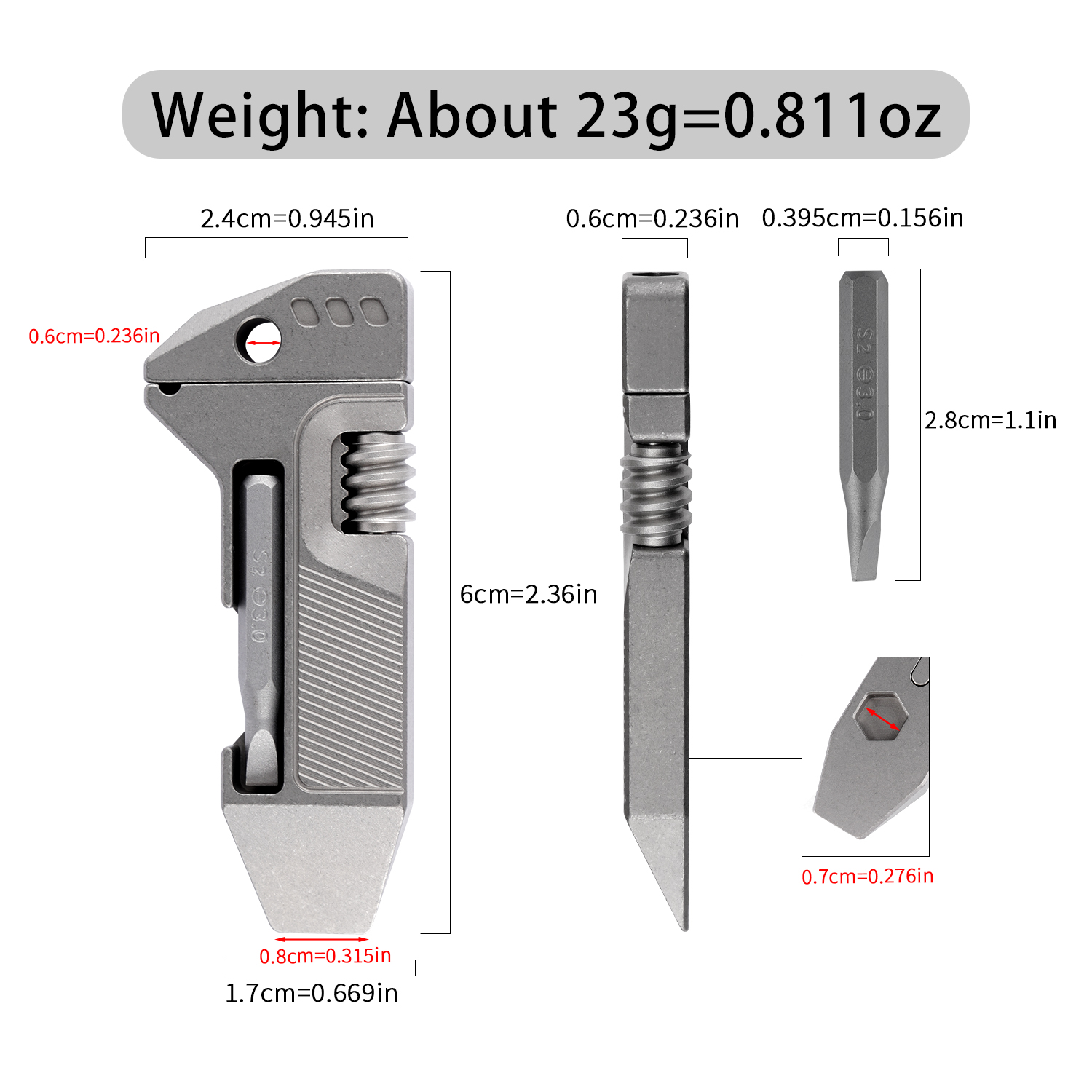 เครื่องมือพกพาอเนกประสงค์ขนาดเ - Edc Everyday Carry Gear บทวิจารณ์และราคา